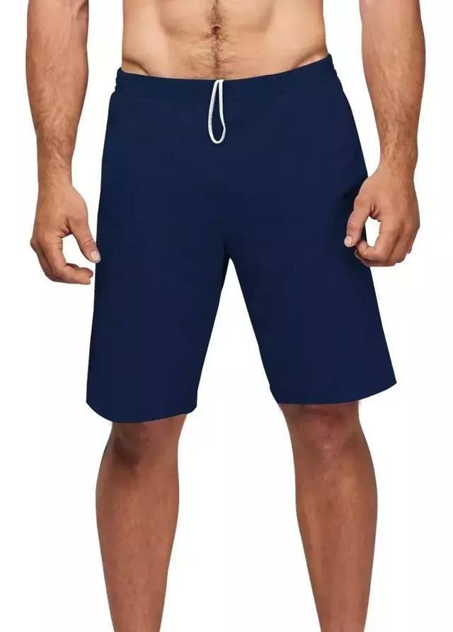 Short algodón azul