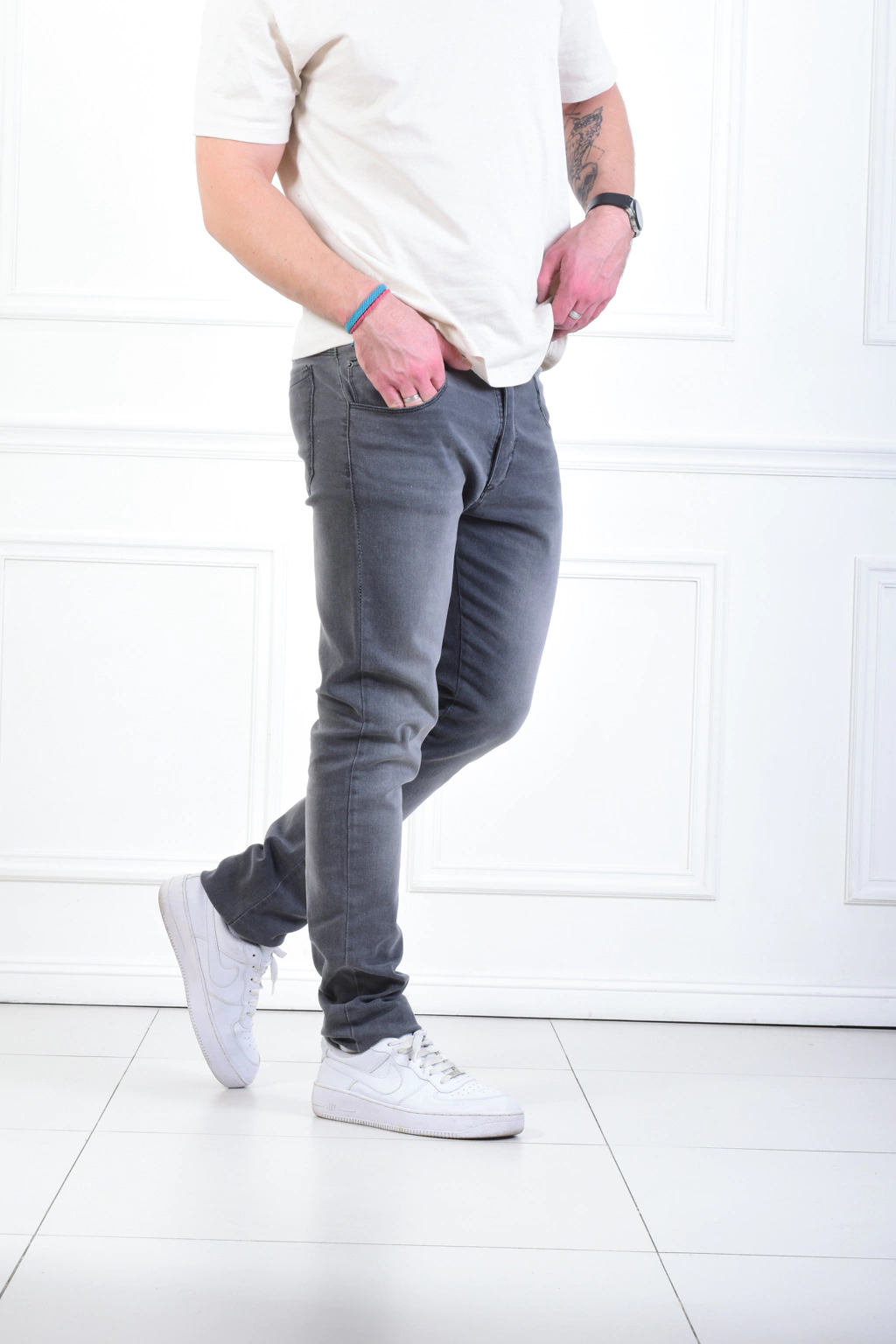 Jean Elastizado Gris