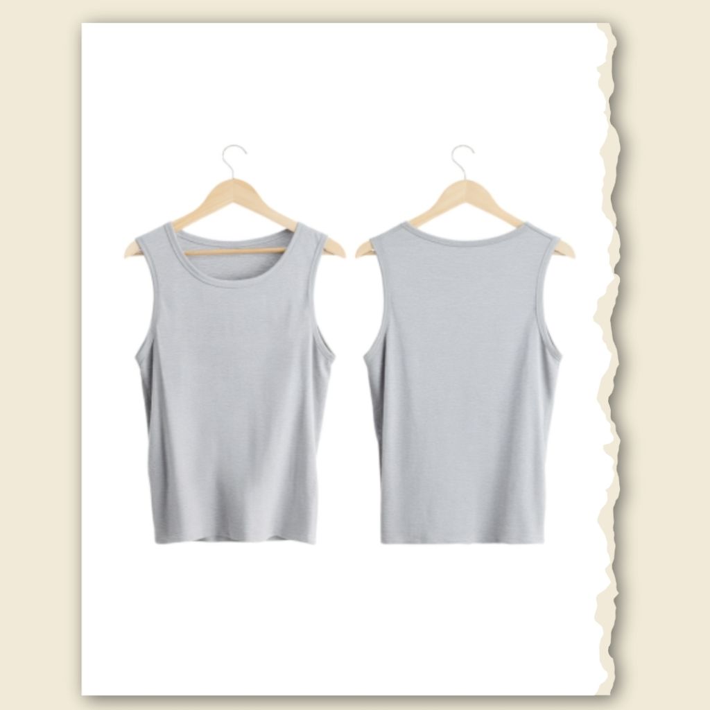 Musculosa 100% Algodón Gris