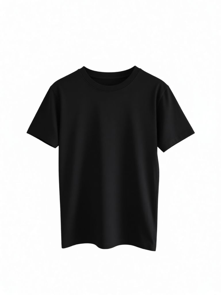 Remera Mangas Cortas Negra Premium